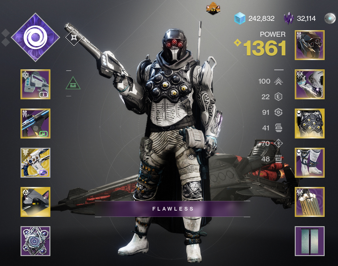 Overview of the Invisible Hunter Build Destiny 2