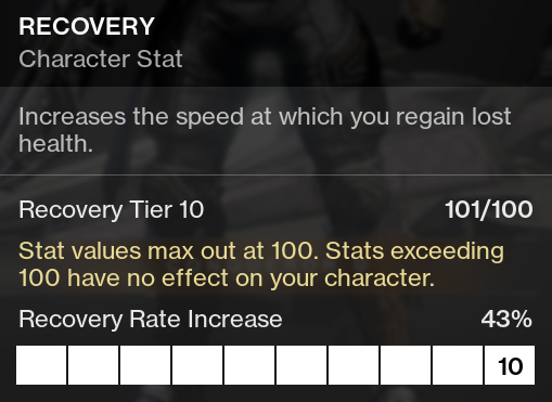 Recovery at Tier 10 Destiny 2 D2