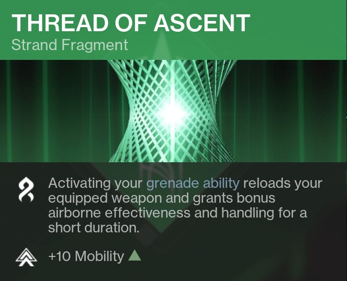 Thread of Ascent Strand Fragment Destiny 2